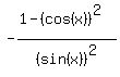 -%281-%28cos%28x%29%29%5E2%29%2F%28sin%28x%29%29%5E2