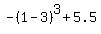 -%281-3%29%5E3%2B5.5