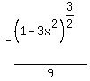 -%281-3x%5E2%29%5E%283%2F2%29%2F9