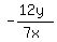 -%2812y%29%2F%287x%29