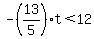 -%2813%2F5%29t%3C12