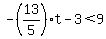 -%2813%2F5%29t-3%3C9
