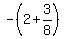 -%282%2B3%2F8%29