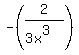 -%282%2F%283x%5E3%29%29
