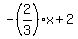 -%282%2F3%29x%2B2