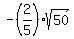 -%282%2F5%29%2Asqrt%2850%29