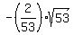 -%282%2F53%29%2Asqrt%2853%29