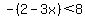 -%282-3x%29%3C8