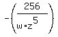 -%28256%2F%28w%2Az%5E5%29%29