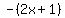 -%282x%2B1%29