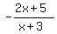 -%282x%2B5%29%2F%28x%2B3%29