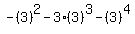 -%283%29%5E2-3%283%29%5E3-%283%29%5E4
