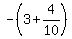 -%283%2B4%2F10%29