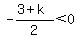-%283%2Bk%29%2F2%3C0