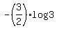 -%283%2F2%29log%283%29