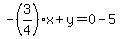 -%283%2F4%29x%2By=0-5