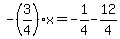 -%283%2F4%29x=-1%2F4-12%2F4