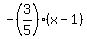 -%283%2F5%29%28x-1%29