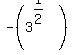 -%283%5E%281%2F2%29%29