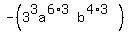 -%283%5E3a%5E%286%2A3%29b%5E%284%2A3%29%29