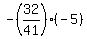 -%2832%2F41%29%28-5%29