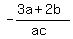 -%283a%2B2b%29%2F%28ac%29