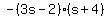 -%283s-2%29%28s%2B4%29