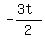 -%283t%29%2F2