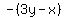 -%283y-x%29