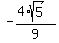-%284%2Asqrt%285%29%29%2F9