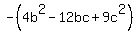 -%284b%5E2-12bc%2B9c%5E2%29