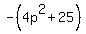 -%284p%5E2%2B25%29
