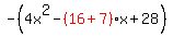 -%284x%5E2-red%28%2816%2B7%29%29x%2B28%29