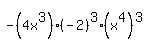 -%284x%5E3%29%28-2%29%5E3%28x%5E4%29%5E3