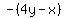 -%284y-x%29