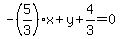 -%285%2F3%29x%2By%2B4%2F3=0