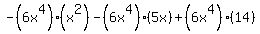 -%286x%5E4%29%28x%5E2%29-%286x%5E4%29%285x%29%2B%286x%5E4%29%2814%29
