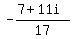 -%287%2B11i%29%2F17