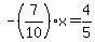 -%287%2F10%29x=4%2F5