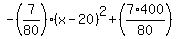 -%287%2F80%29%28x-20%29%5E2%2B%287%2A400%2F80%29