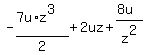 -%287u+%2Az%5E3%29%2F2+%2B+2uz%2B+%288u%29%2Fz%5E2+