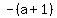 -%28a%2B1%29