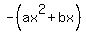 -%28ax%5E2%2Bbx%29