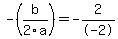 -%28b%2F2a%29+=+-2%2F-2