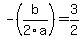 -%28b%2F2a%29+=+3%2F2