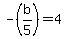 -%28b%2F5%29+=+4
