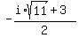 -%28i%2Asqrt%2811%29%2B3%29%2F2