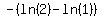 -%28ln%282%29-ln%281%29%29