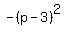 -%28p-3%29%5E2
