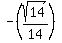 -%28sqrt%2814%29%2F14%29